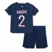 Paris Saint-Germain Achraf Hakimi #2 Dětské Oblečení Domácí Dres 2023-24 Krátkým Rukávem (+ trenýrky)